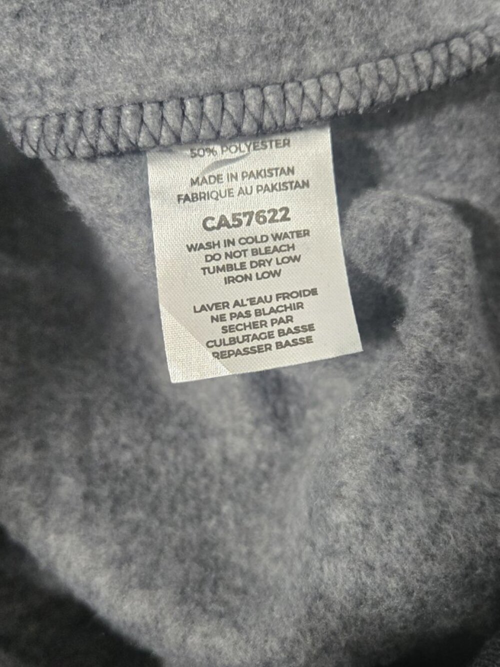 River Wear Canada Hoodie XL Charcoal Gray Maple Leaf Pullover Fleece Sweatshirt - Picture 12 of 12